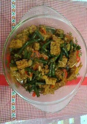 Foto resep Orek Tempe Kacang Panjang