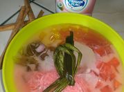 Gambar es campur cocopandan
