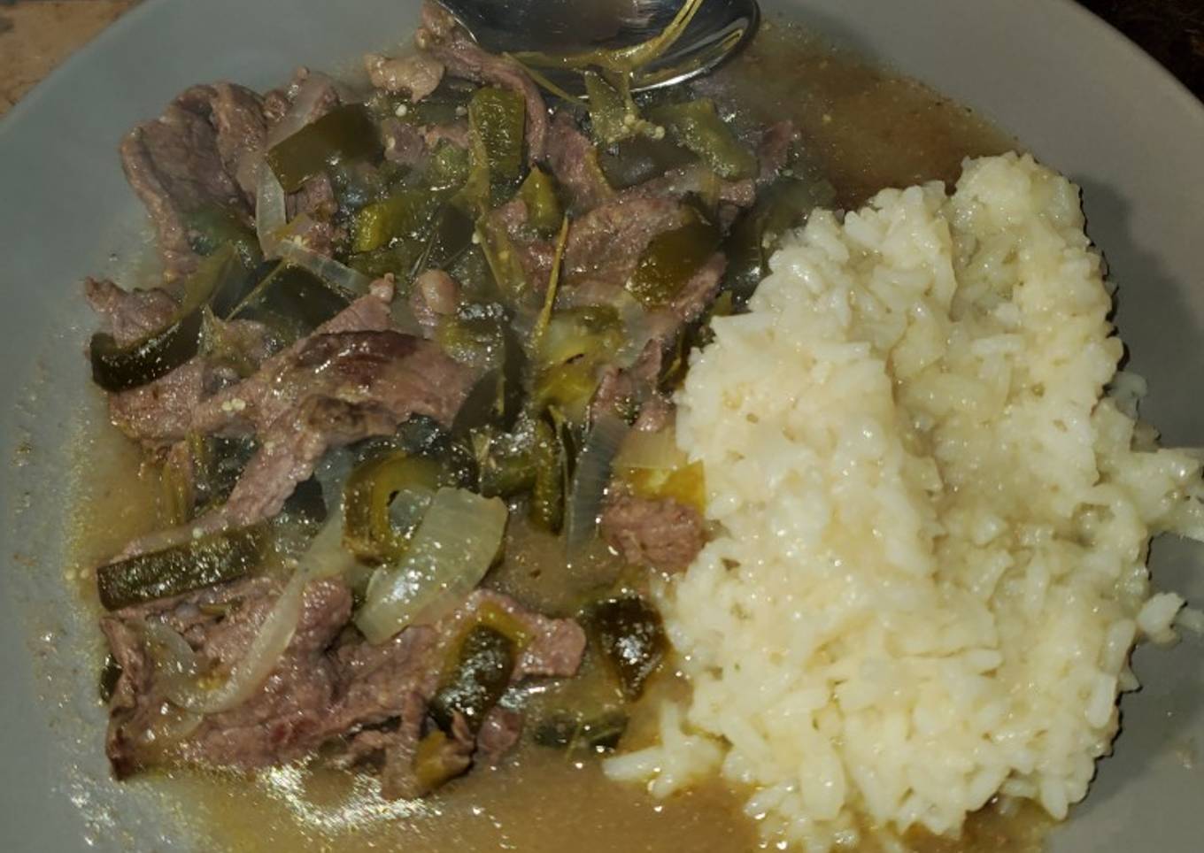 Carne al albañil