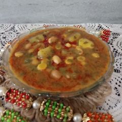 A picture of Alu(Colocasia) ki bhaji.