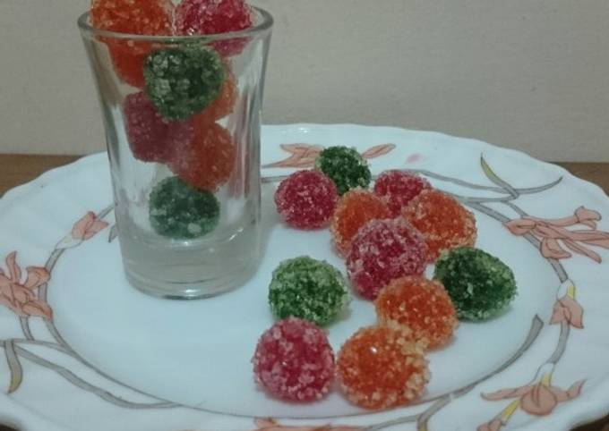 Standar Resep membuat Permen Pepaya  spesial