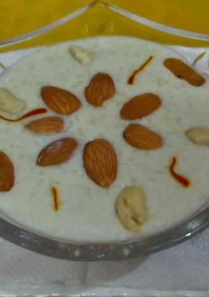 A picture of Brown Rice Phirni.