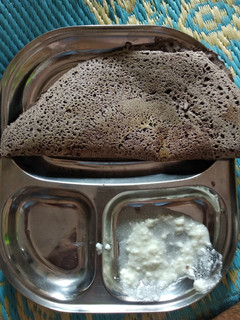 A picture of Ragi Roti.
