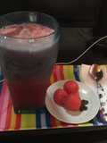 Jugo de patilla o sandía