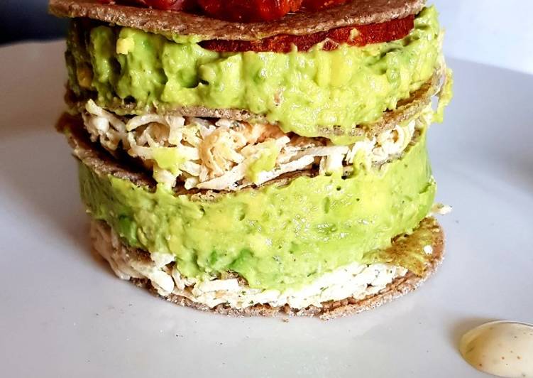 Mille feuille d'avocat