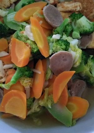 Foto resep Sapo Tahu Sayuran Baso