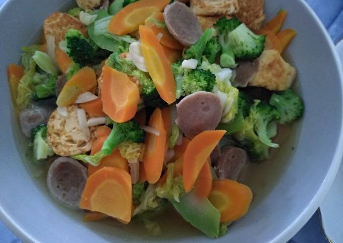 Resep Sapo Tahu Sayuran Baso Oleh Feirina Cookpad