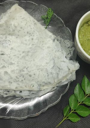 A picture of Neer Dosa😋.