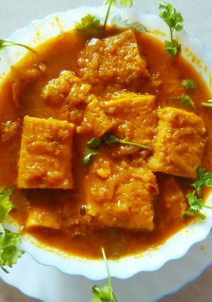 A picture of Besan ki Sabji.