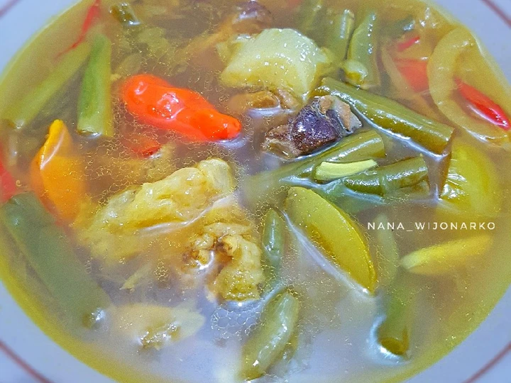 Cara Mudah Menyiapkan Resep 🐄 Asem Asem Daging &amp;amp; Koyor Anti Ribet, Lezat Sekali