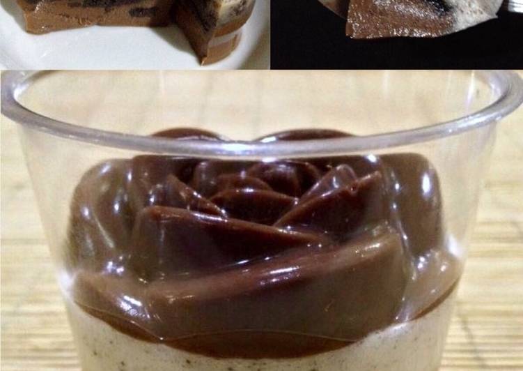 Resep 03 Puding Coklat Bunga Ros Oleh Uknowrina Pariman