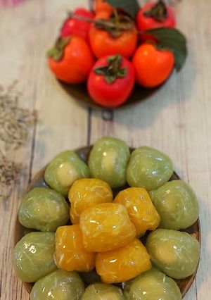 Hình của món Bánh xu xê (hay phu thê).