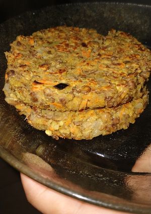 Una foto de Hamburguesas de lentejas
