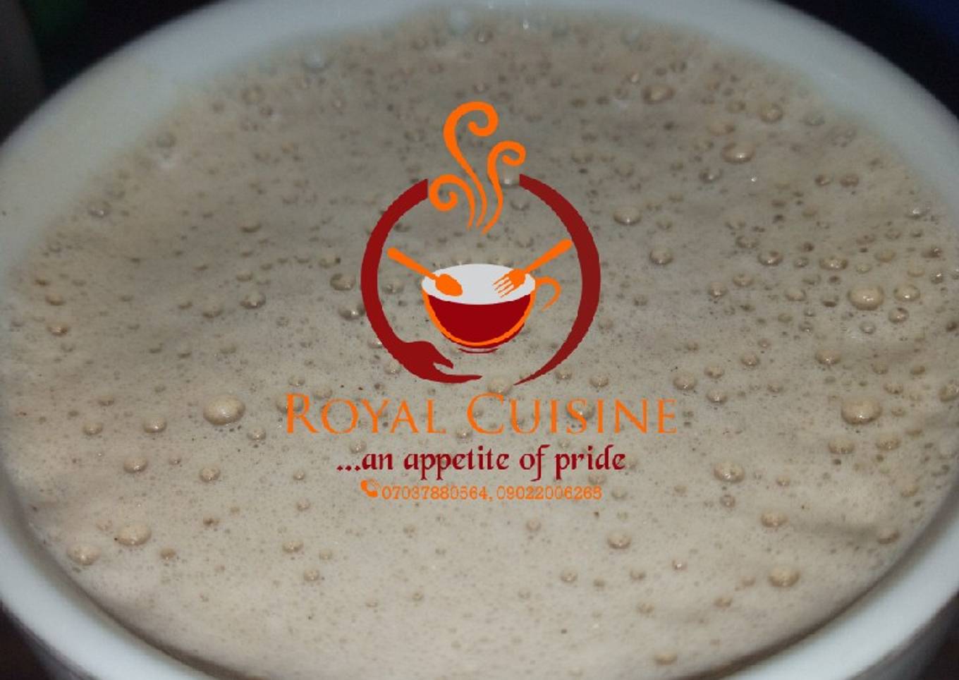 Hot coffee drink