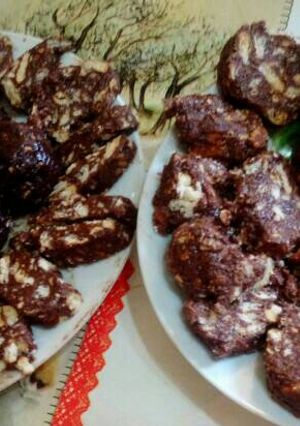 صورة لوصفة بسكويت بالشوكولا ب 5 دقائق🍫😄