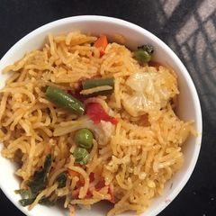 A picture of Veg briyani.