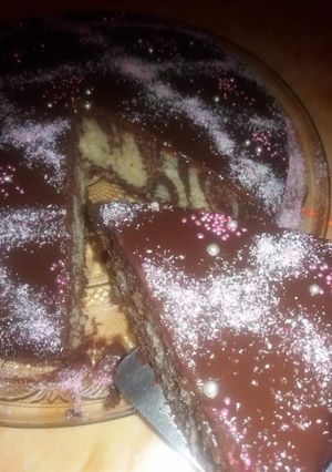 صورة لوصفة كيكة الزيبرا 🥮🥮🥮