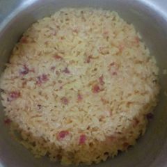 A picture of Beetroot rice.