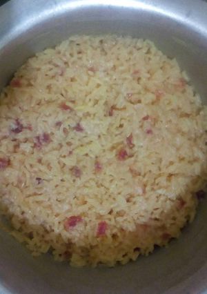 A picture of Beetroot rice.