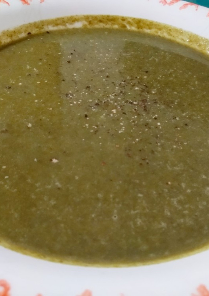 Una foto de Crema de borraja