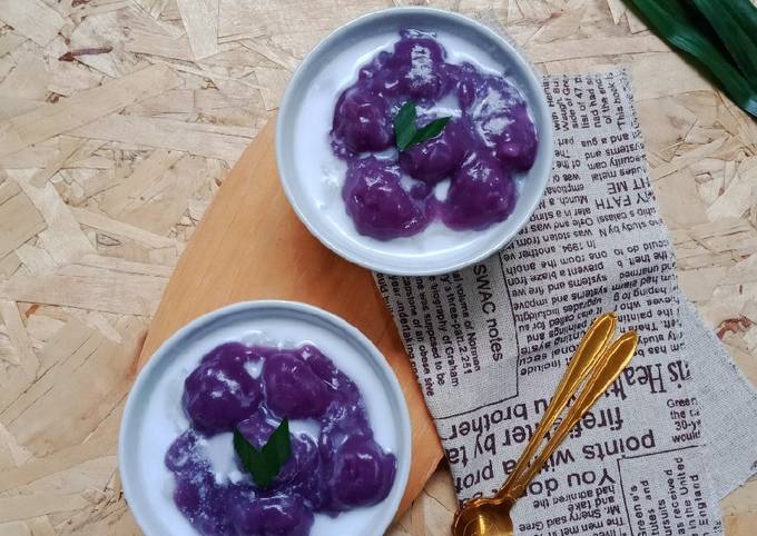 Resep Bubur Sumsum Candil Ubi Ungu Oleh Nur Erma Cookpad