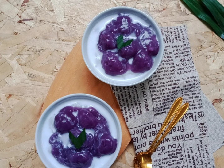 Cara Gampang Menyiapkan Resep Bubur Sumsum Candil Ubi Ungu yang Lezat Anti Ribet, Bisa Manjain Lidah
