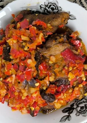 Foto resep Dendeng Balado Basah