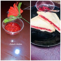 A picture of Homemade strawberry jam🍓 recipe II.