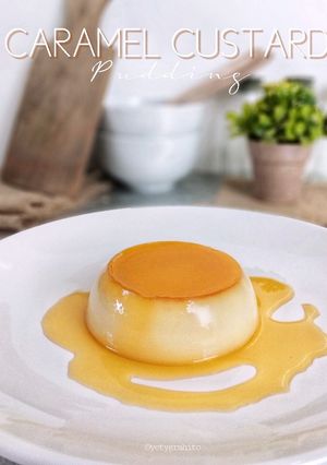 Foto resep Caramel Custard Pudding ala ala