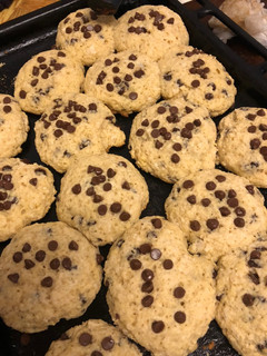 Una foto de Galletitas con chips de chocolate sin manteca