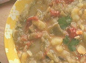 Foto di Minestrone freddo di taccole, patate e pomodori (ricetta light)