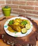 Muslitos de pollo con salsa curry, mango y lima 🥭💕
