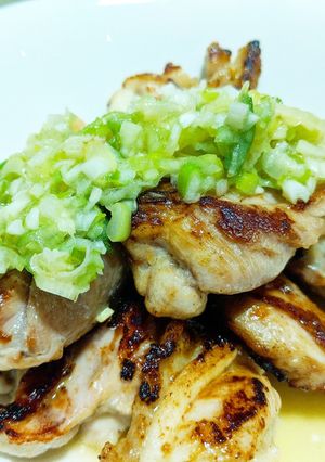 Foto resep Negishio Chicken(Ayam panggang saus daun bawang)