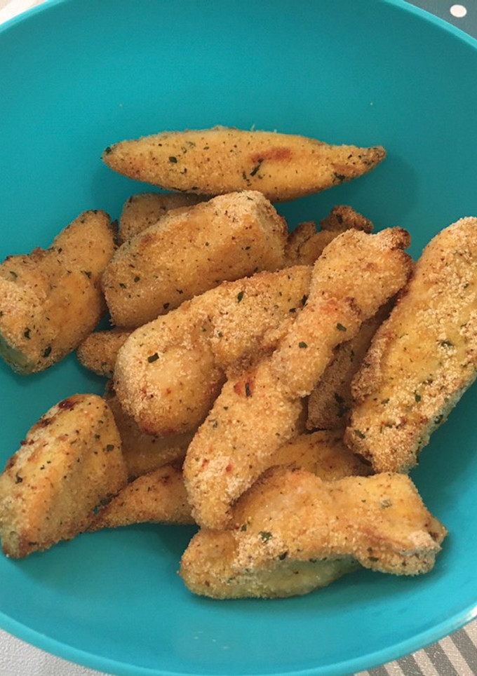 Una foto de Fingers de pollo en freidora sin aceite