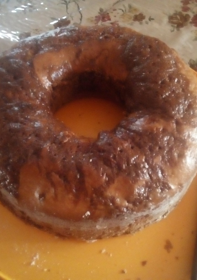 Una foto de Bizcochuelo marmolado (sin huevos)
