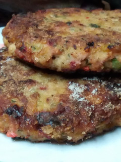 Una foto de Hamburguesas de picada de pollo caseras