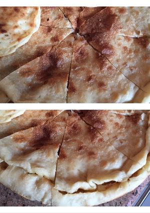 صورة لوصفة فطيرة الدجاج والخضار 🍗🍗