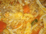 Seblak with ceker tanpa tulang