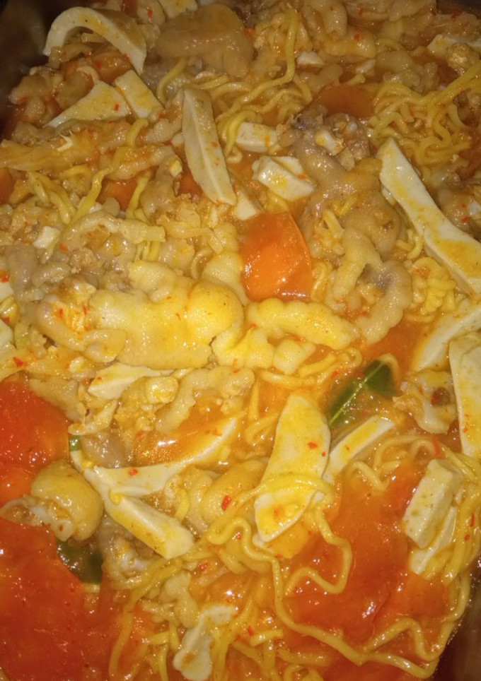 Foto resep Seblak with ceker tanpa tulang