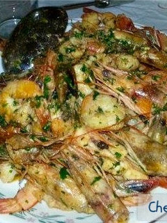 Una foto de Langostinos al horno LuisFy