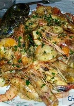 Una foto de Langostinos al horno LuisFy