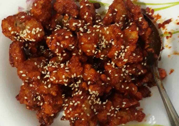 Spicy Korean Fried Chicken