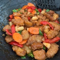 Easy Pz sweet and sour pork A picture of Easy Pz sweet and sour pork.