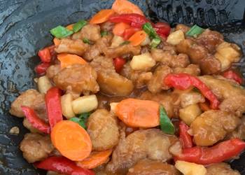 Without Fail Serving Recipe Easy Pz sweet and sour pork Delicious and Healthy