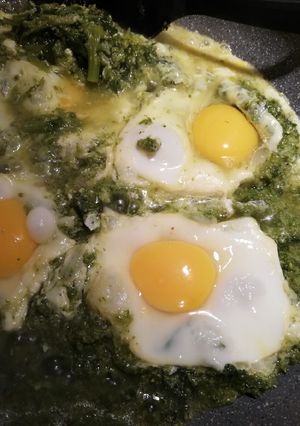 Foto di Zuppa di cime di rapa con uova