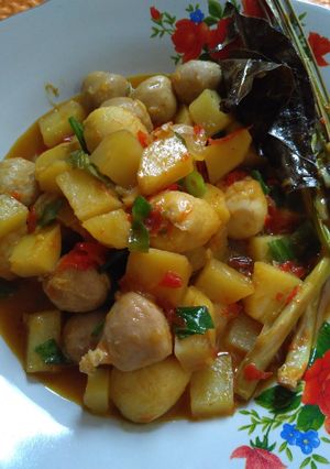 Foto resep Balado KeTeBak (Kentang,Telurpuyuh,Bakso)