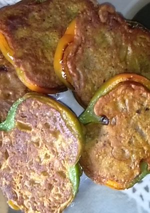 A picture of Capsicum ring recipe.