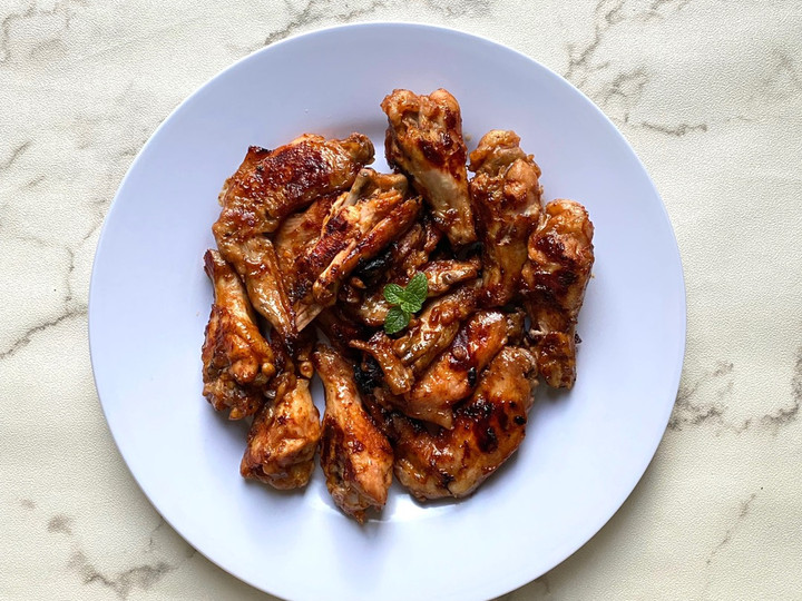 Cara Buat Grilled Chicken Wings With Barbeque Sauce Anti Gagal