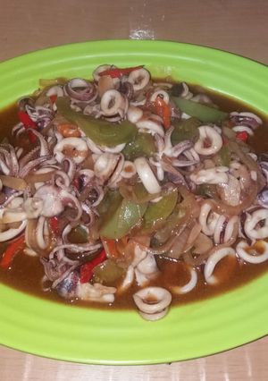 Foto resep Cumi oseng saori