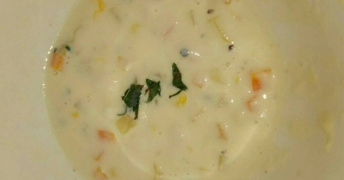 Resep Cream Soup Ayam Ala Kfc Oleh Awalia Fauziah Cookpad